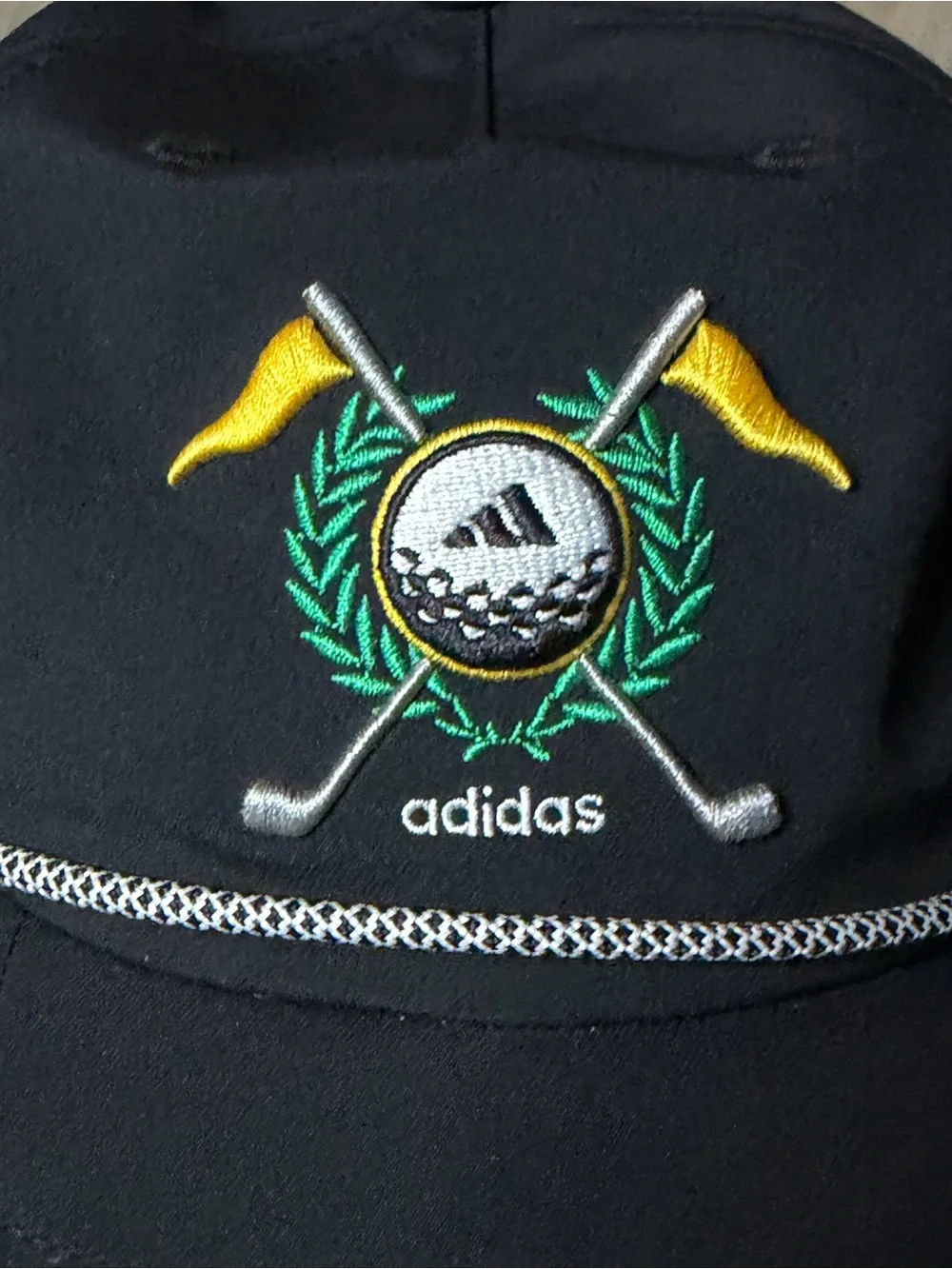 adidas black golf